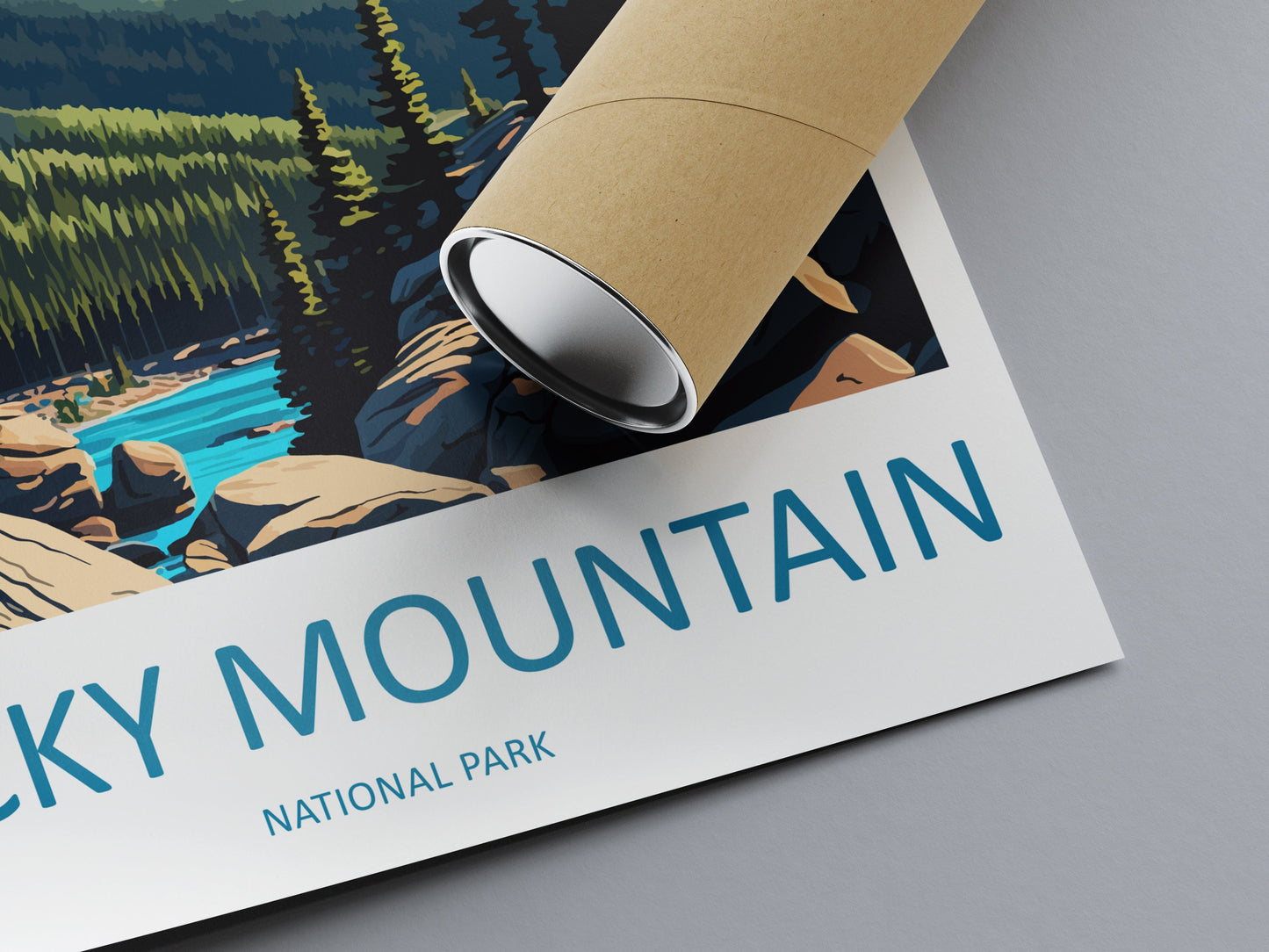 Rocky Mountain National Park Travel Print Wall Art Rocky Mountain Wall Hanging Home Décor Rocky Mountain Gift Art Lovers Colorado Art