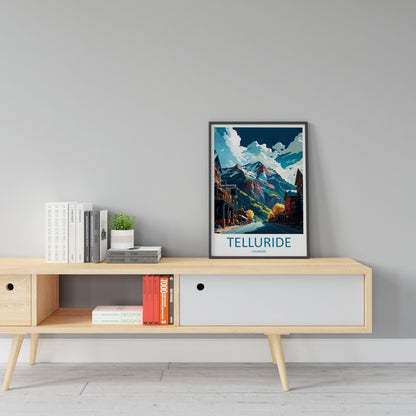 Telluride Travel Print Wall Art Telluride Wall Hanging Home Décor Telluride Gift Art Lovers Colorado Art Gift Lover Print For Telluride