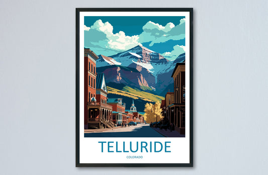 Telluride Travel Print Wall Art Telluride Wall Hanging Home Décor Telluride Gift Art Lovers Colorado Art Gift Lover Print For Telluride