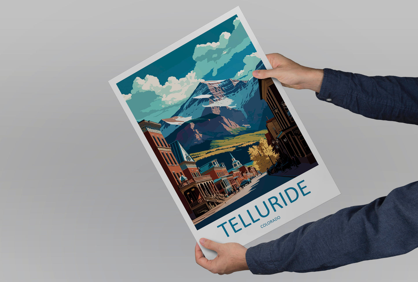 Telluride Travel Print Wall Art Telluride Wall Hanging Home Décor Telluride Gift Art Lovers Colorado Art Gift Lover Print For Telluride