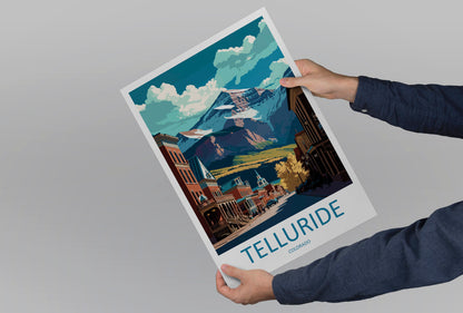 Telluride Travel Print Wall Art Telluride Wall Hanging Home Décor Telluride Gift Art Lovers Colorado Art Gift Lover Print For Telluride