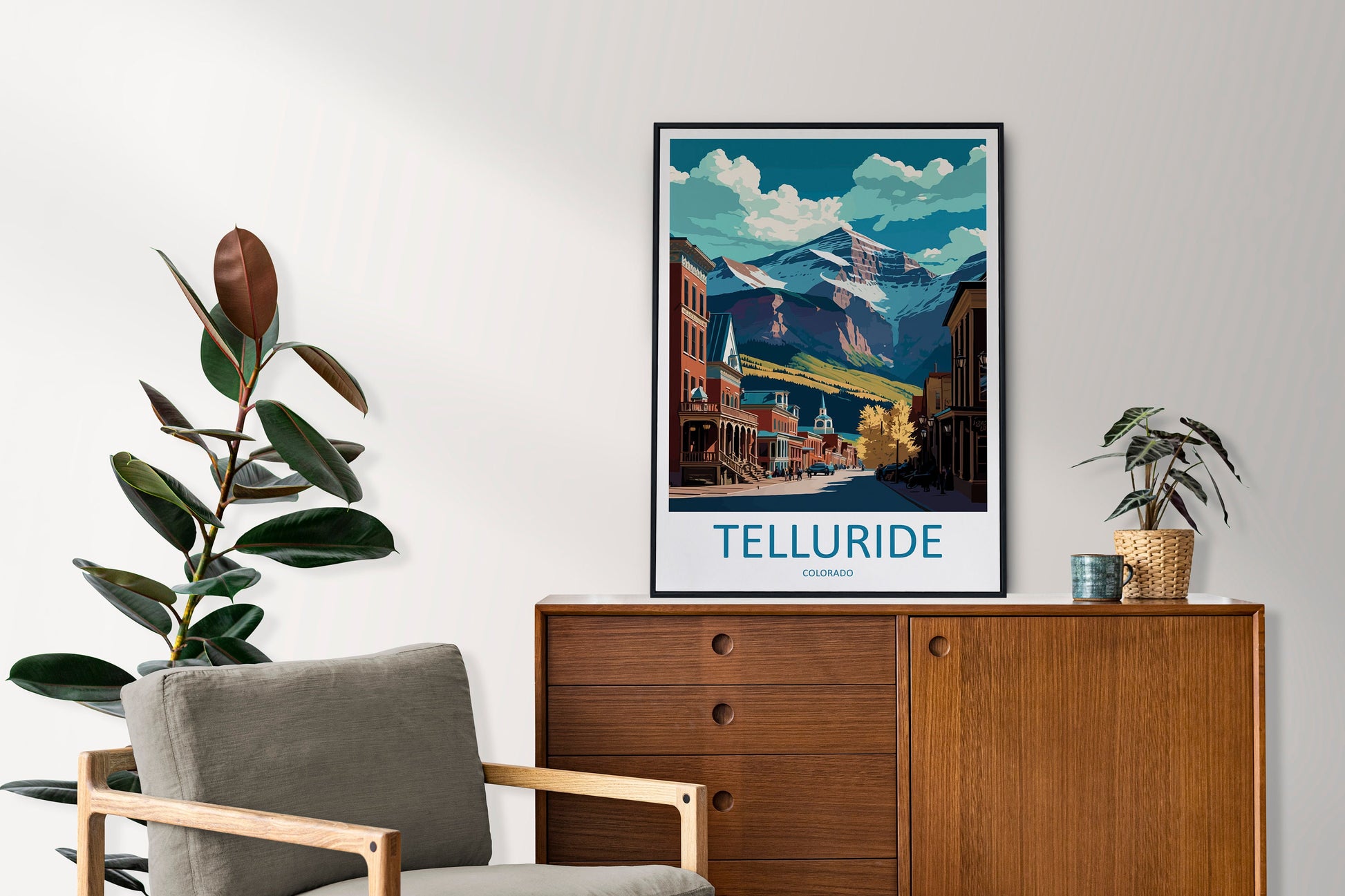 Telluride Travel Print Wall Art Telluride Wall Hanging Home Décor Telluride Gift Art Lovers Colorado Art Gift Lover Print For Telluride