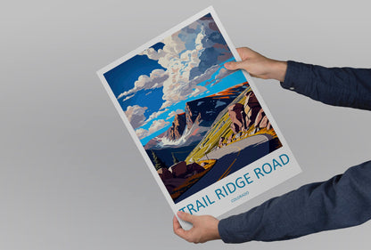 Trail Ridge Road Travel Print Wall Art Trail Ridge Road Wall Hanging Home Décor Trail Ridge Road Gift Art Lovers Colorado Art Gift Lover