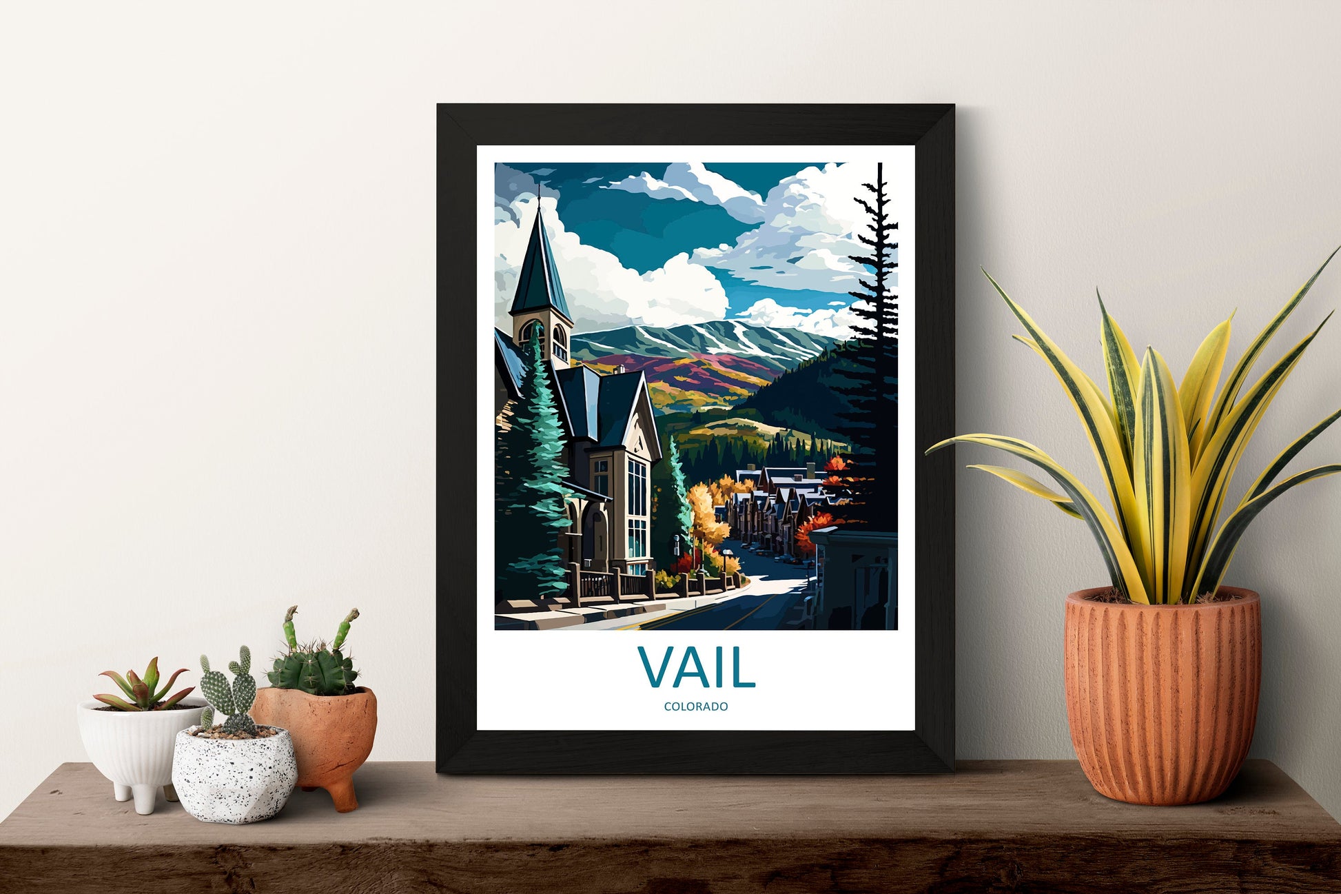 Vail Ski Resort Travel Print Wall Art Vail Ski Wall Hanging Home Décor Vail Ski Gift Art Lovers Colorado Art Gift Lover Print For Vail Ski