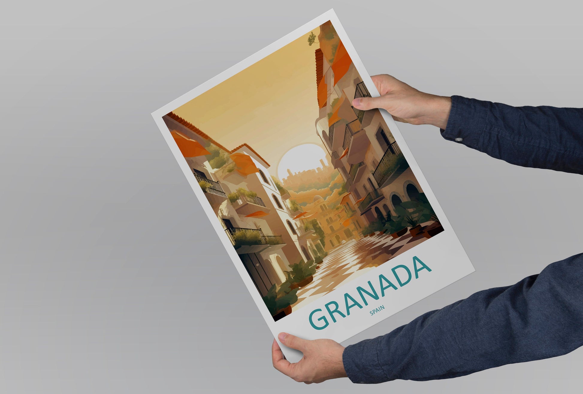 Granada Travel Print Wall Art Granada Wall Hanging Home Décor Granada Gift Art Lovers Spain Art Lover Gift Granada Wall Décor Granada Art