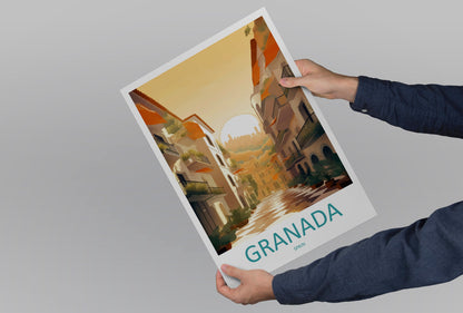 Granada Travel Print Wall Art Granada Wall Hanging Home Décor Granada Gift Art Lovers Spain Art Lover Gift Granada Wall Décor Granada Art