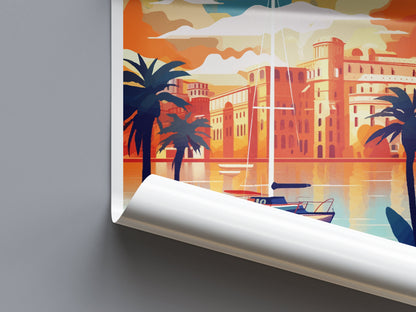 Palma De mallorca Travel Print Wall Art Palma De mallorca Wall Hanging Home Décor Palma De mallorca Gift Art Lovers Spain Art Lover Gift