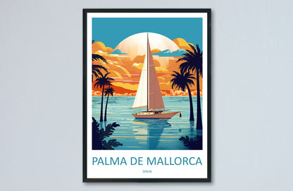 Palma De mallorca Travel Print Wall Art Palma De mallorca Wall Hanging Home Décor Palma De mallorca Gift Art Lovers Spain Art Lover Gift