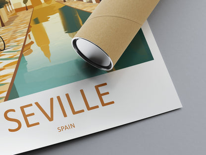 Seville Travel Print Wall Art Seville Wall Hanging Home Décor Seville Gift Art Lovers Spain Art Lover Gift Seville Print Spain Wall Art Deco