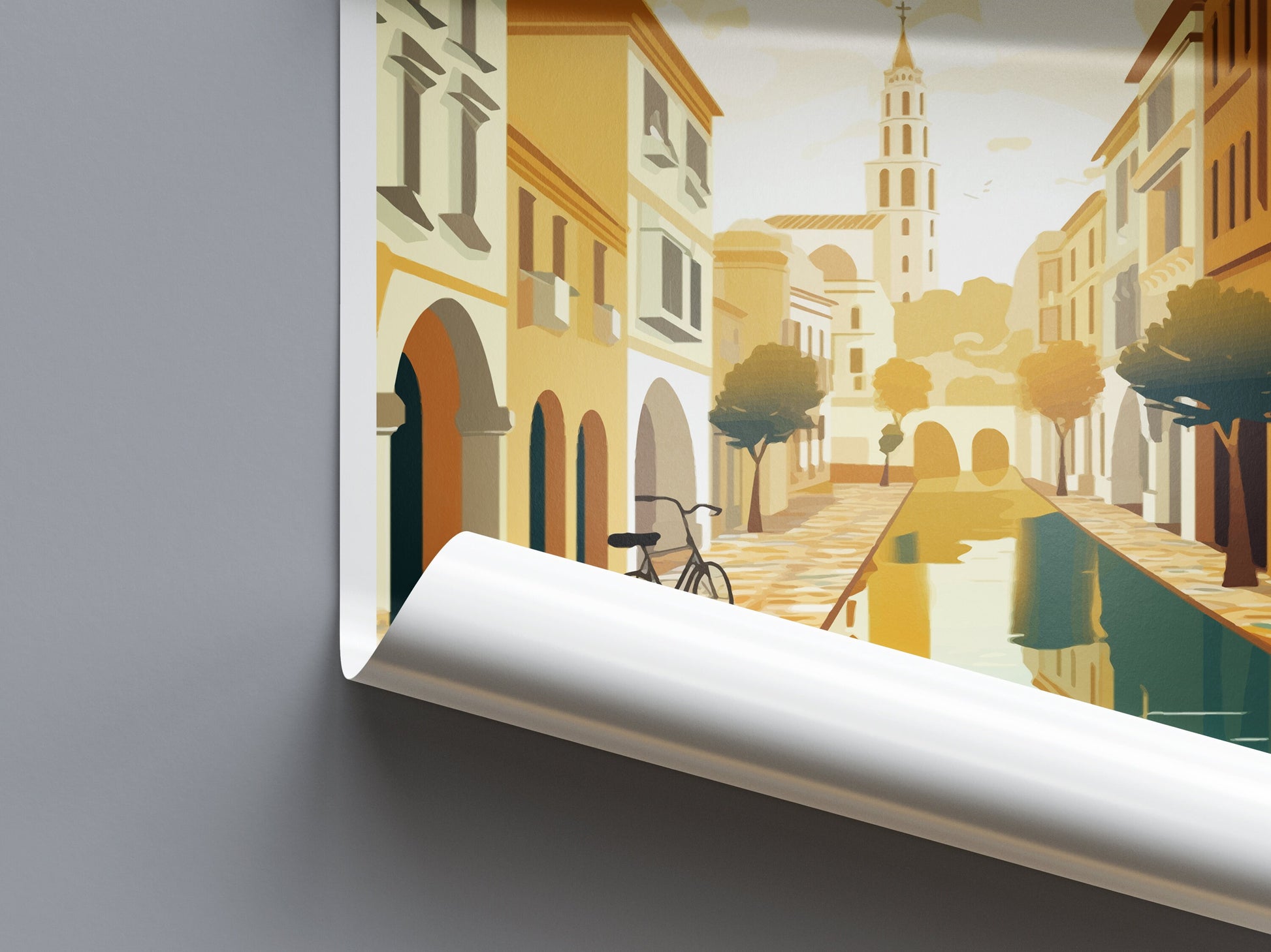 Seville Travel Print Wall Art Seville Wall Hanging Home Décor Seville Gift Art Lovers Spain Art Lover Gift Seville Print Spain Wall Art Deco