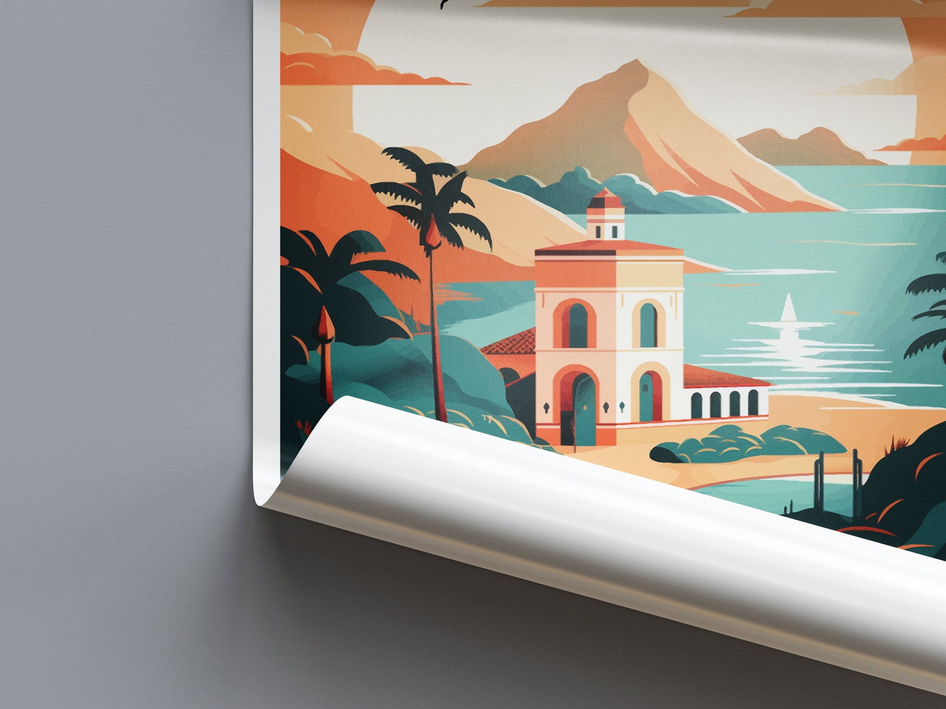 Tenerife Travel Print Wall Art Tenerife Wall Hanging Home Décor Tenerife Gift Art Lovers Spain Art Lover Gift Tenerife Print Spain Wall Art