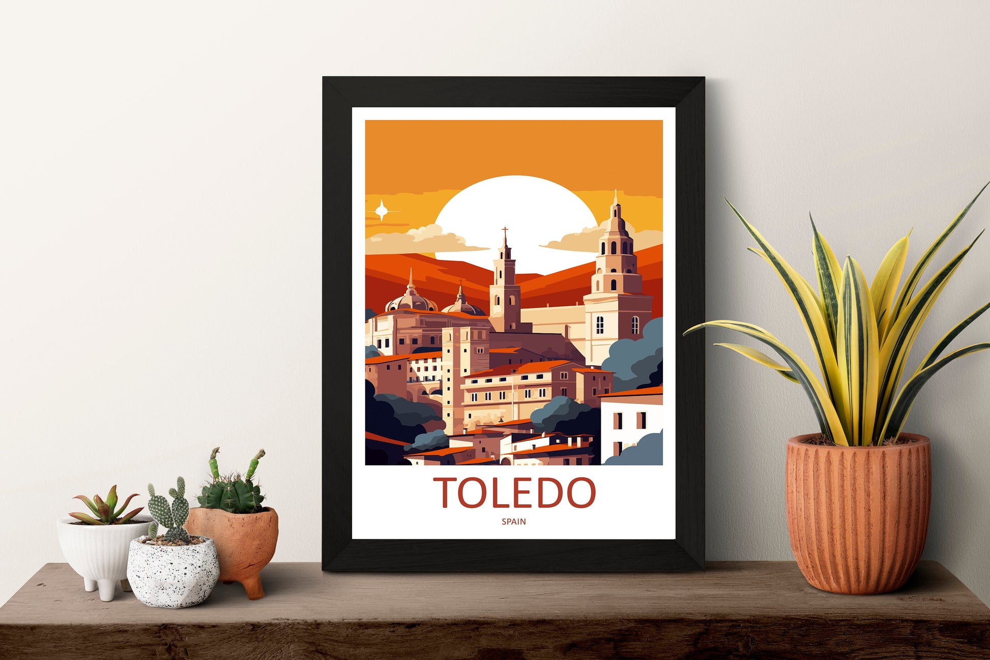 Toledo Travel Print Wall Art Toledo Wall Hanging Home Décor Toledo Gift Art Lovers Spain Art Lover Gift Toledo Print Spain Wall Art
