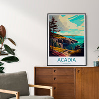 Acadia National Park Travel Print Wall Art Acadia National Park Wall Hanging Home Décor Acadia National Park Gift Art Lovers National Park