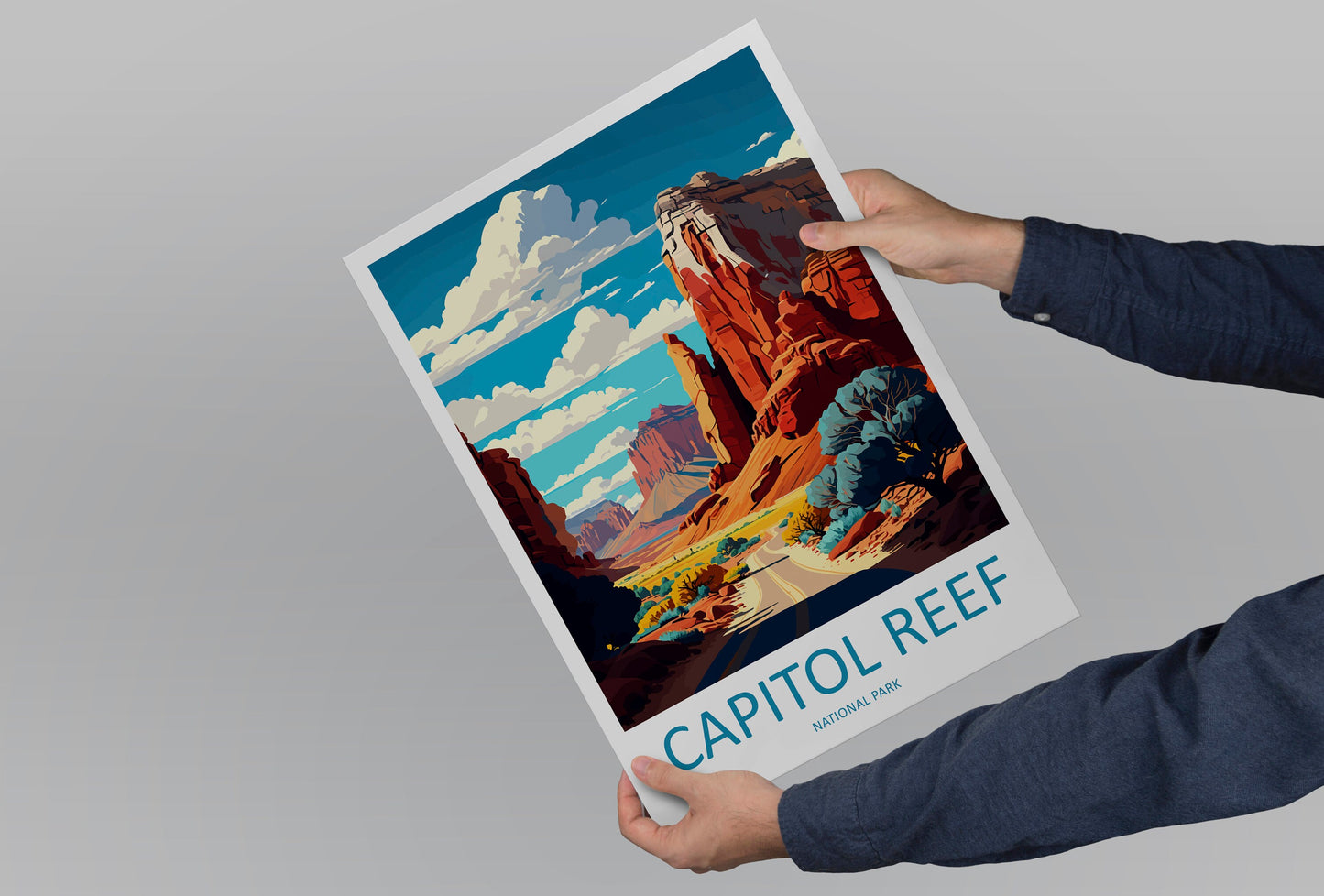 Capitol Reef National Park Travel Print Wall Art Capitol Reef National Park Wall Hanging Home Décor Capitol Reef National Park Gift Art