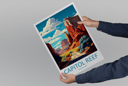 Capitol Reef National Park Travel Print Wall Art Capitol Reef National Park Wall Hanging Home Décor Capitol Reef National Park Gift Art