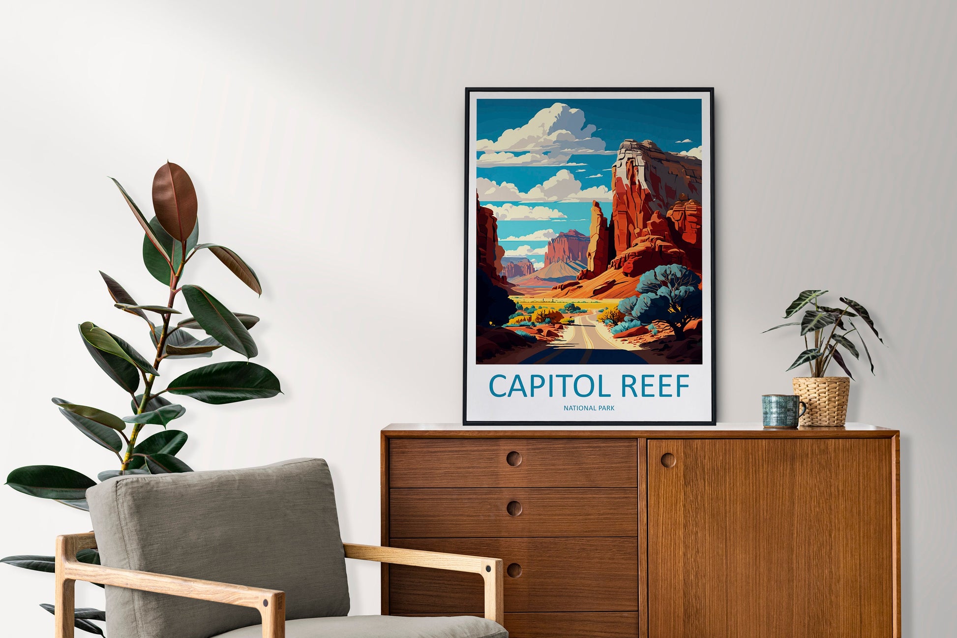Capitol Reef National Park Travel Print Wall Art Capitol Reef National Park Wall Hanging Home Décor Capitol Reef National Park Gift Art