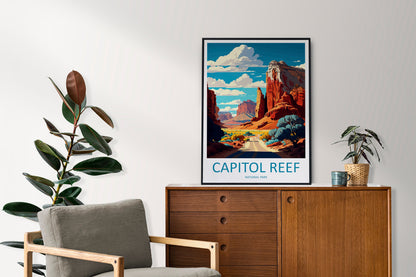 Capitol Reef National Park Travel Print Wall Art Capitol Reef National Park Wall Hanging Home Décor Capitol Reef National Park Gift Art