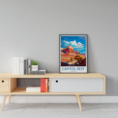 Capitol Reef National Park Travel Print Wall Art Capitol Reef National Park Wall Hanging Home Décor Capitol Reef National Park Gift Art