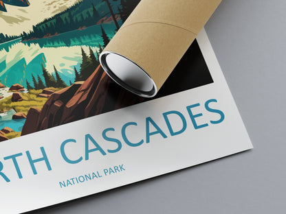 North Cascades National Park Travel Print Wall Art North Cascades National Park Wall Hanging Home Décor North Cascades National Park Gift