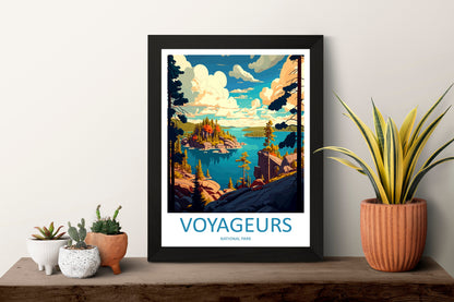 Voyageurs National Park Travel Print Wall Art Voyageurs National Park Wall Hanging Home Décor Voyageurs National Park Art Gift Poster