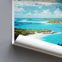 Barbuda Travel Print Wall Art Barbuda Wall Hanging Home Décor Barbuda Gift Art Lovers Wall Art Caribbean Travel Print Barbuda Decor