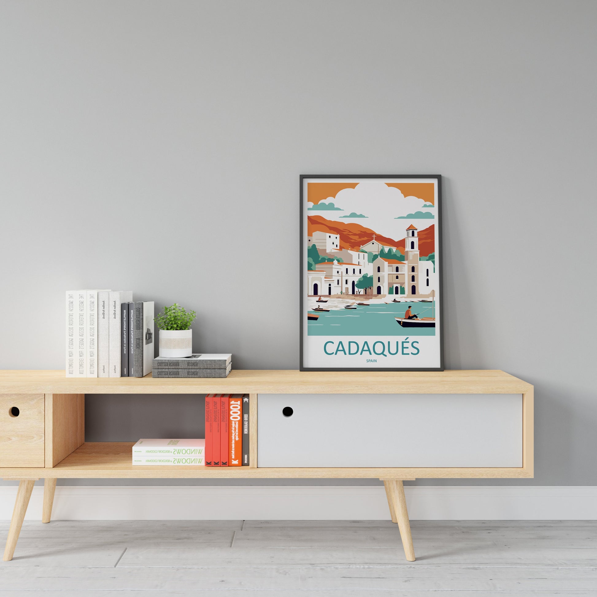 Cadaqués Travel Print Wall Art Cadaqués Wall Hanging Home Décor Cadaqués Gift Art Lovers Spain Art Lover Gift Cadaqués Print Spain Wall Art
