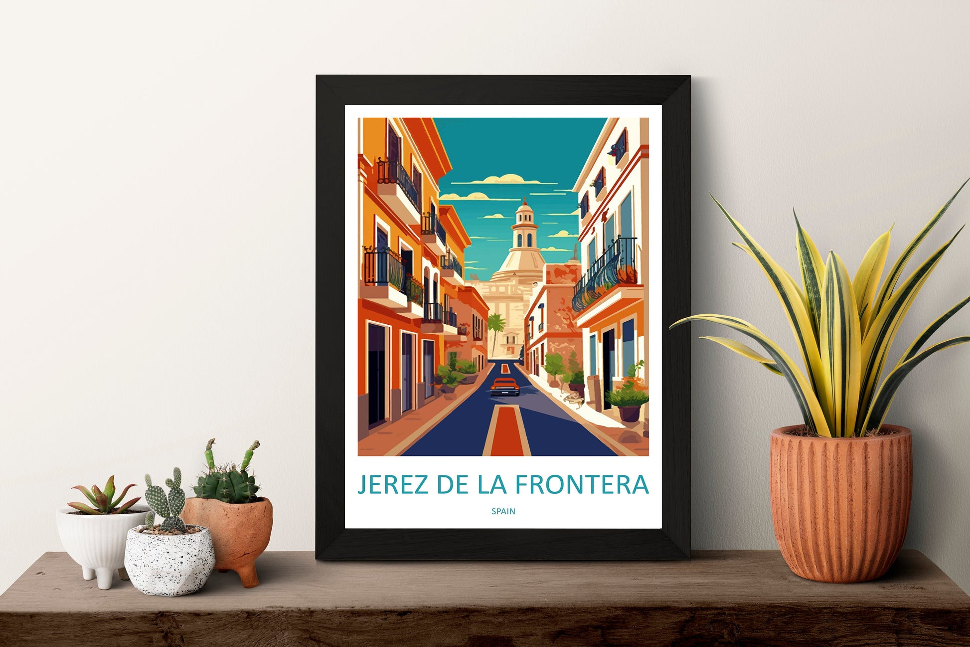 Jerez De La Frontera Travel Print Wall Art Jerez De La Frontera Wall Hanging Home Décor Jerez De La Frontera Gift Art Lovers Spain Art Lover
