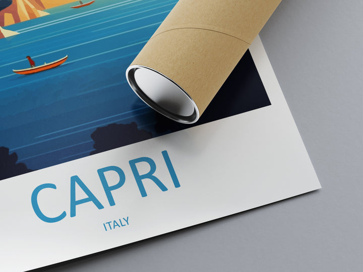 Capri Travel Print Wall Art Capri Italy Wall Hanging Home Decoration Capri Gift Art Lovers Wall Art Print Capri Italy Art Capri Art Print