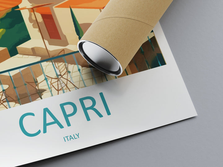 Capri Travel Print Wall Art Capri Italy Wall Hanging Home Decoration Capri Gift Art Lovers Wall Art Print Capri Italy Art Capri Art Print