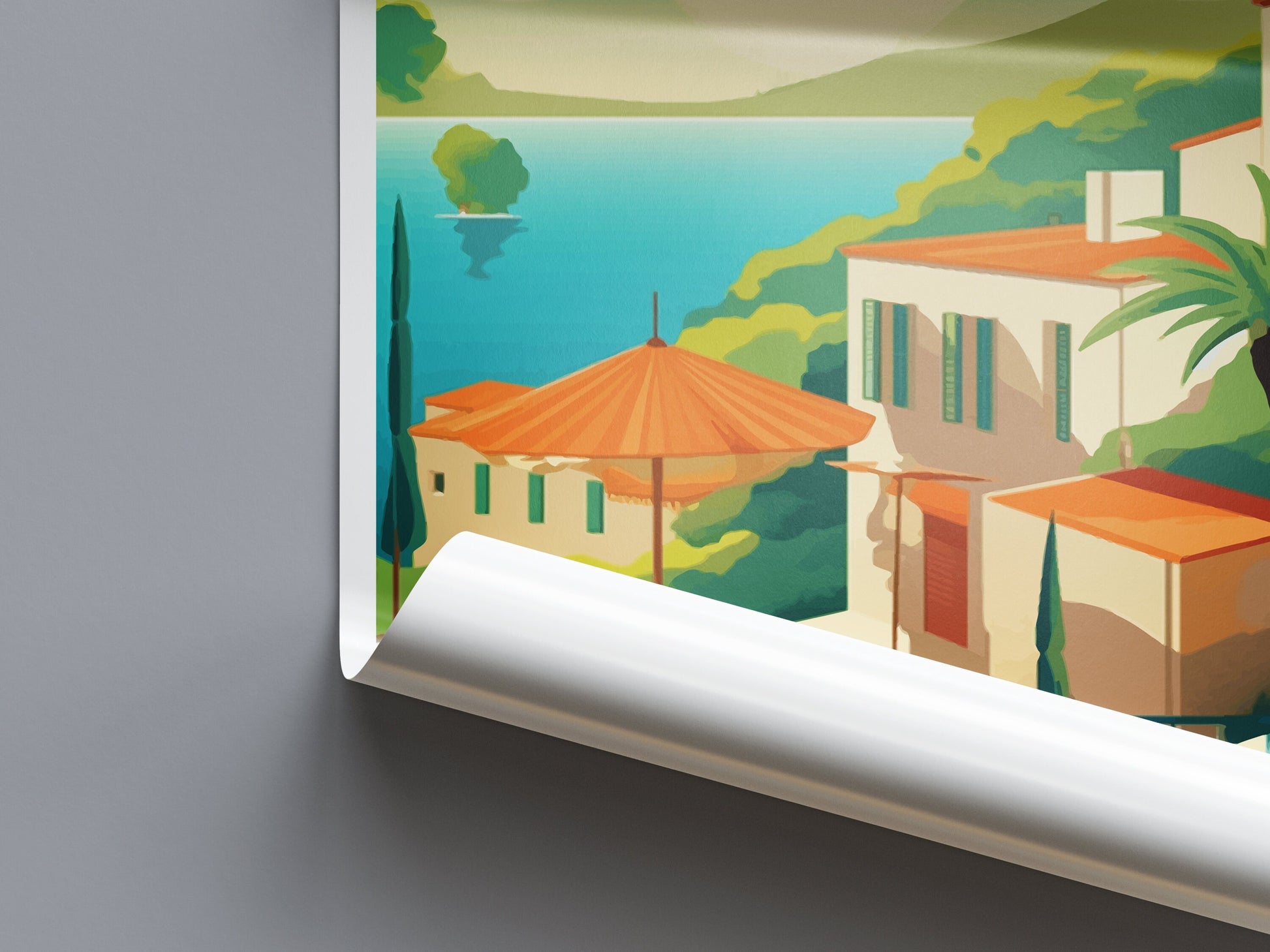 Capri Travel Print Wall Art Capri Italy Wall Hanging Home Decoration Capri Gift Art Lovers Wall Art Print Capri Italy Art Capri Art Print