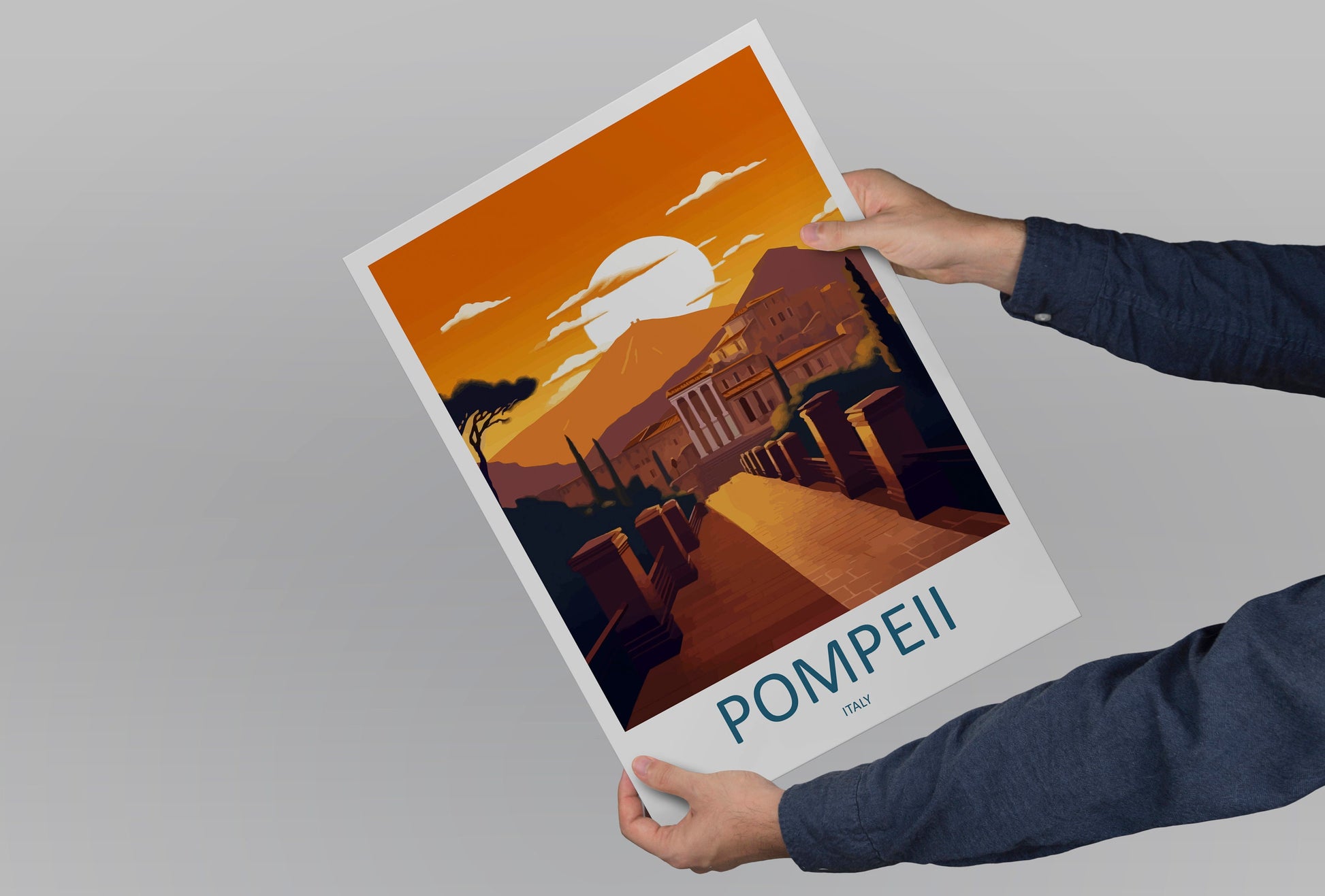 Pompeii Travel Print Wall Art Pompeii Italy Wall Hanging Home Decoration Pompeii Gift Art Lovers Wall Art Print Pompeii Italy Art Pompeii