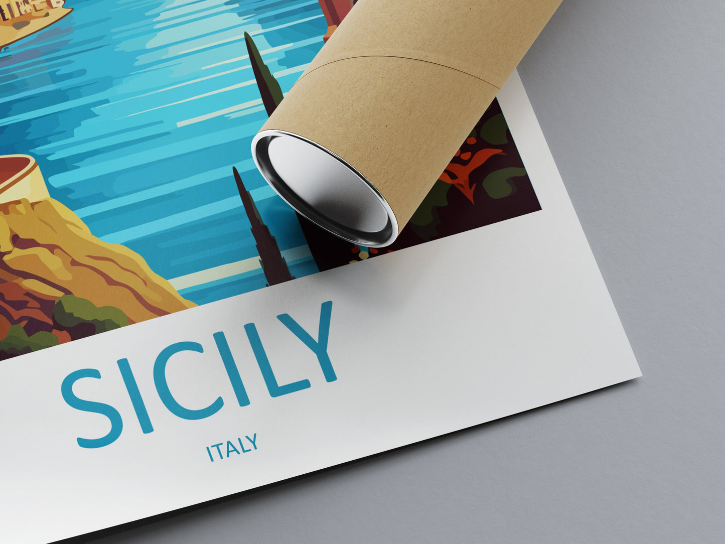 Sicily Travel Print Wall Art Sicily Italy Wall Hanging Home Decoration Sicily Gift Art Lovers Wall Art Print Sicily Italy Art Sicily Poster