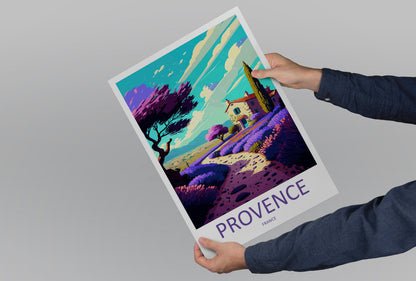 Provence Travel Print Wall Art Provence Wall Hanging Home Décor Provence Gift Art Lovers France Art Lover Gift Provence Art Provence Art