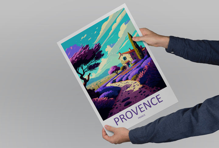 Provence Travel Print Wall Art Provence Wall Hanging Home Décor Provence Gift Art Lovers France Art Lover Gift Provence Art Provence Art
