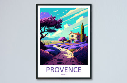 Provence Travel Print Wall Art Provence Wall Hanging Home Décor Provence Gift Art Lovers France Art Lover Gift Provence Art Provence Art