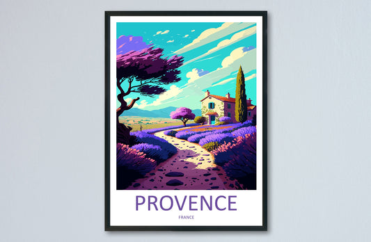 Provence Travel Print Wall Art Provence Wall Hanging Home Décor Provence Gift Art Lovers France Art Lover Gift Provence Art Provence Art