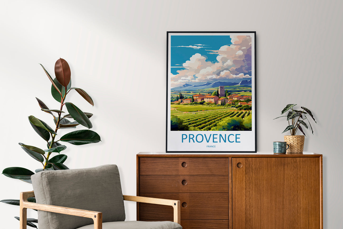Provence Travel Print Wall Art Provence Wall Hanging Home Décor Provence Gift Art Lovers France Art Lover Gift Provence Art Provence Art