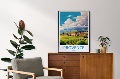 Provence Travel Print Wall Art Provence Wall Hanging Home Décor Provence Gift Art Lovers France Art Lover Gift Provence Art Provence Art