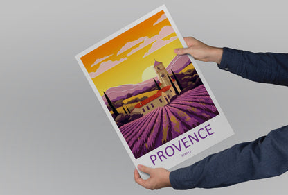 Provence Travel Print Wall Art Provence Wall Hanging Home Décor Provence Gift Art Lovers France Art Lover Gift Provence Art Provence Art