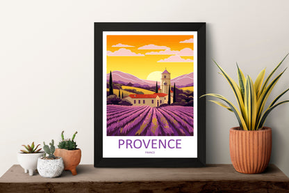 Provence Travel Print Wall Art Provence Wall Hanging Home Décor Provence Gift Art Lovers France Art Lover Gift Provence Art Provence Art