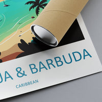 Antigua and Barbuda Travel Print Wall Art Antigua and Barbuda Wall Hanging Home Décor Antigua and Barbuda Gift Art Lovers Wall Art Caribbean