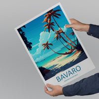 Bavaro Travel Print Wall Art Bavaro Wall Hanging Home Décor Bavaro Gift Art Lovers Wall Art Caribbean Travel Print For Tropical Islands