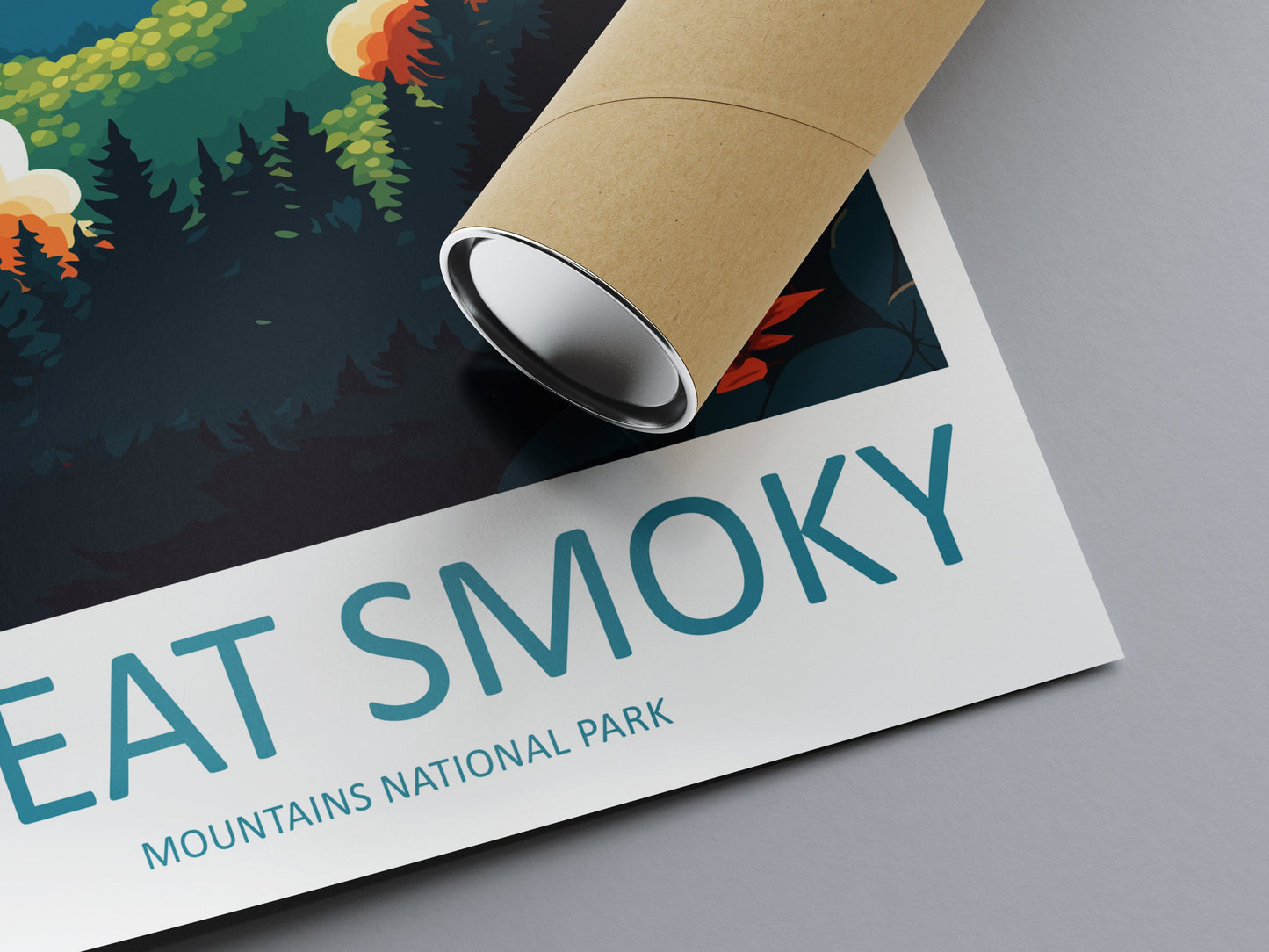 Great Smoky Mountains National Park Travel Print Wall Art Great Smoky Mountains National Park Wall Hanging Home Décor Great Smoky Mountains