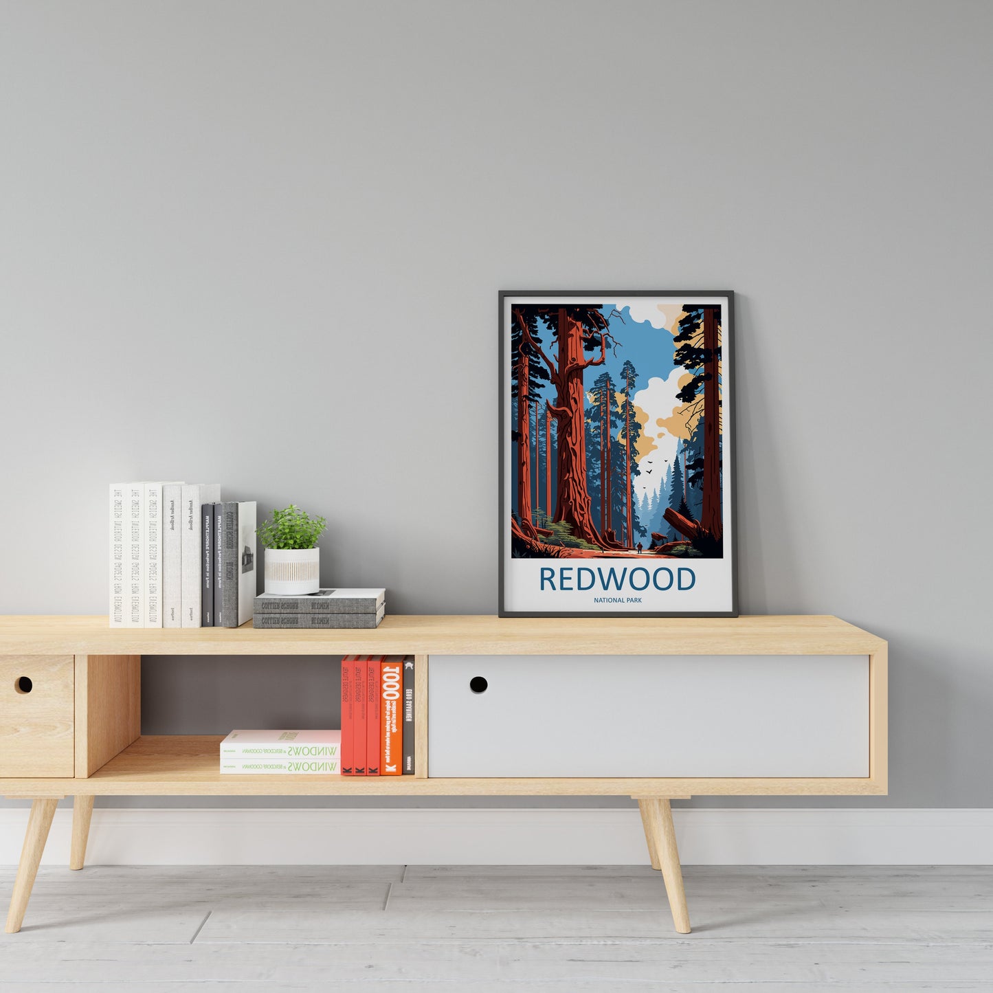 Redwood National Park Travel Print Wall Art Redwood National Park Wall Hanging Home Décor Redwood National Park Gift Art