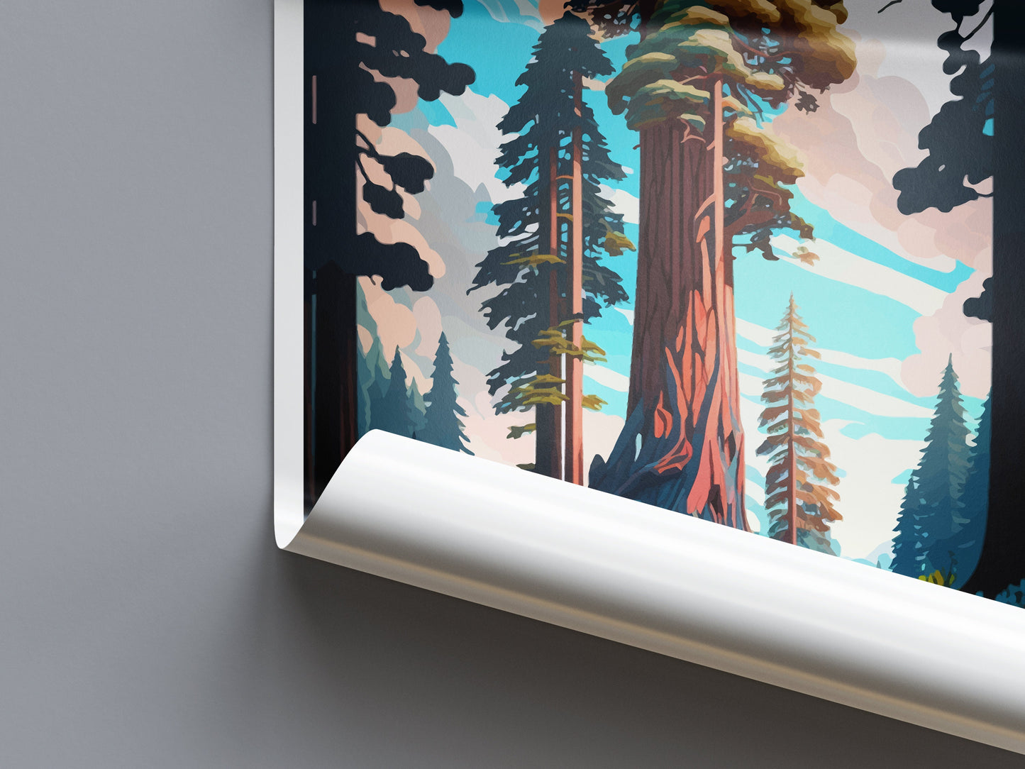 Redwood National Park Travel Print Wall Art Redwood National Park Wall Hanging Home Décor Redwood National Park Gift Art