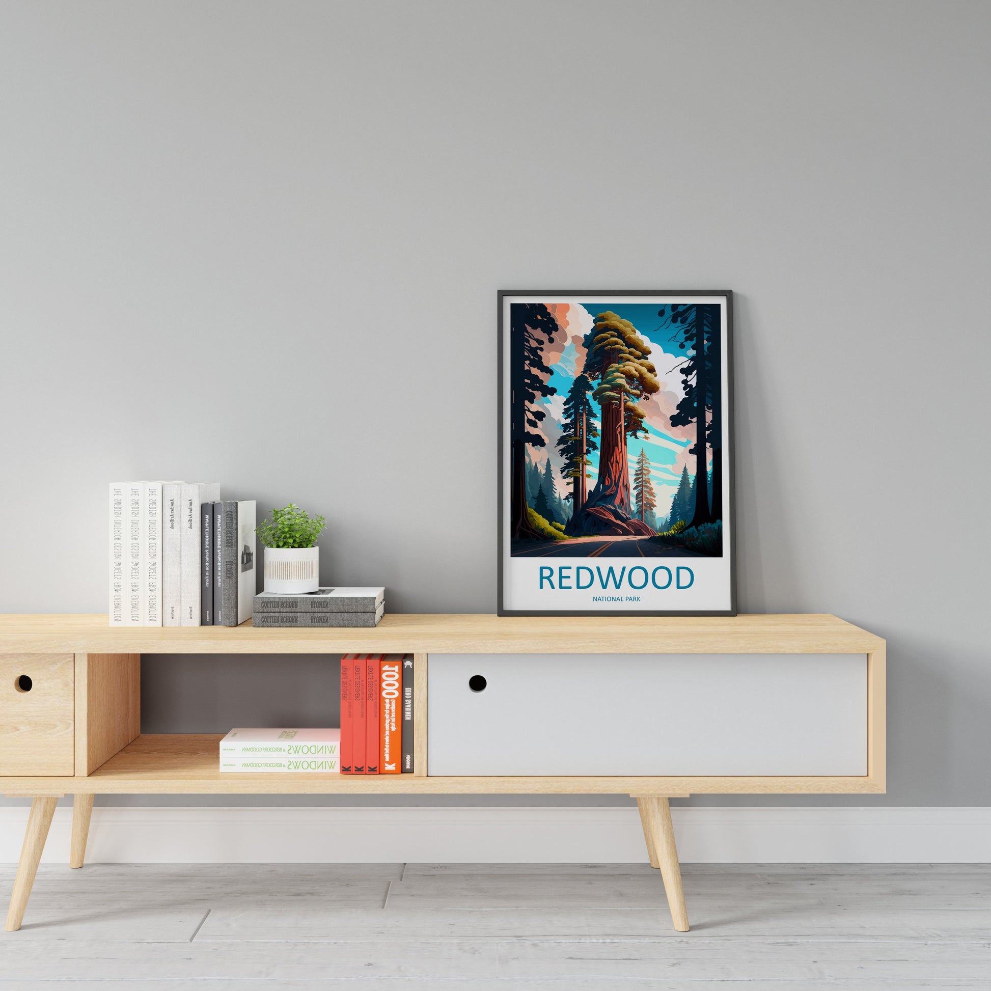 Redwood National Park Travel Print Wall Art Redwood National Park Wall Hanging Home Décor Redwood National Park Gift Art