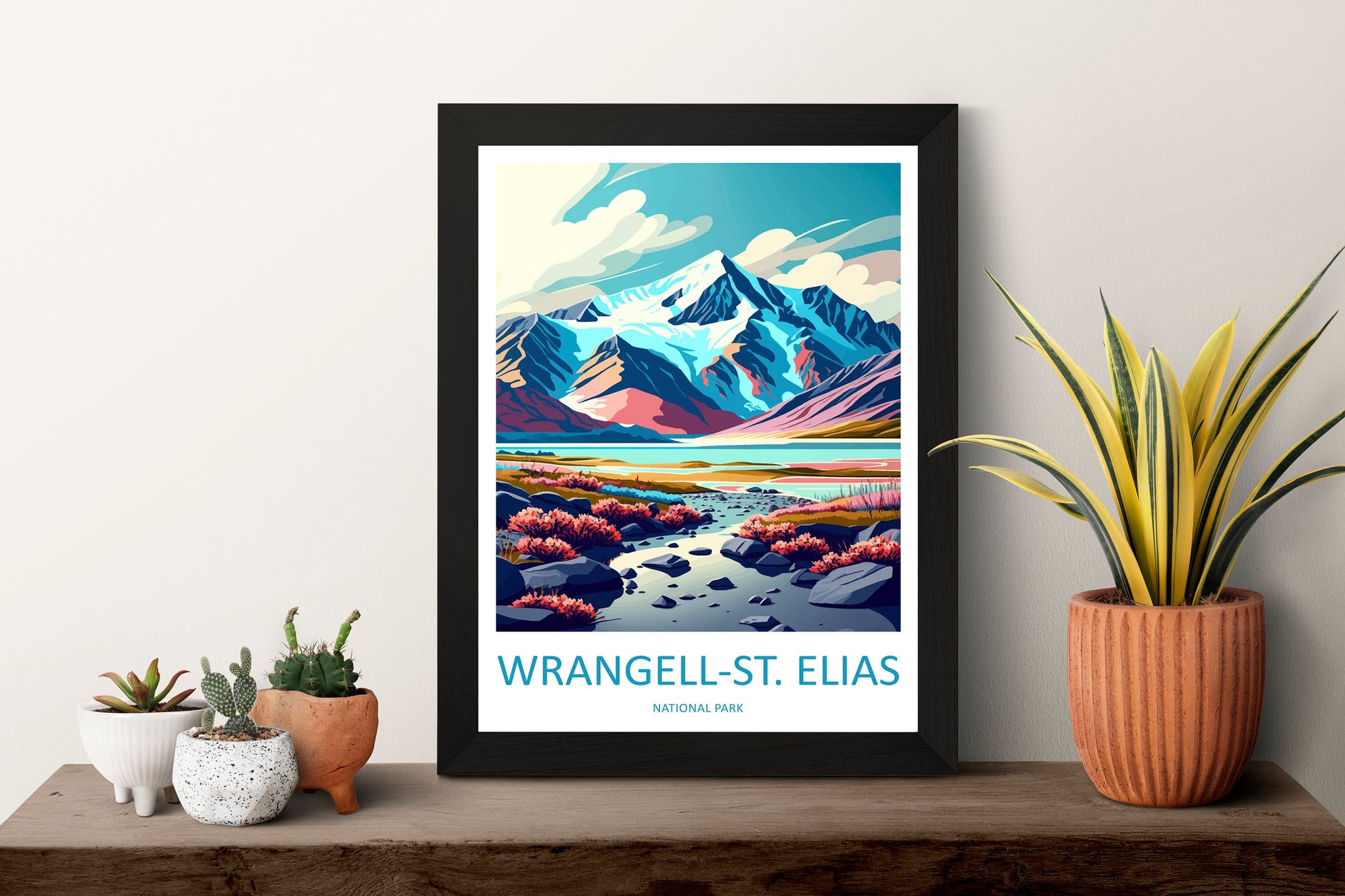 Wrangell-St. Elias National Park Travel Print Wall Art Wrangell-St. Elias National Park Wall Hanging Home Décor Wrangell-St. Elias National