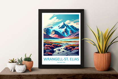 Wrangell-St. Elias National Park Travel Print Wall Art Wrangell-St. Elias National Park Wall Hanging Home Décor Wrangell-St. Elias National