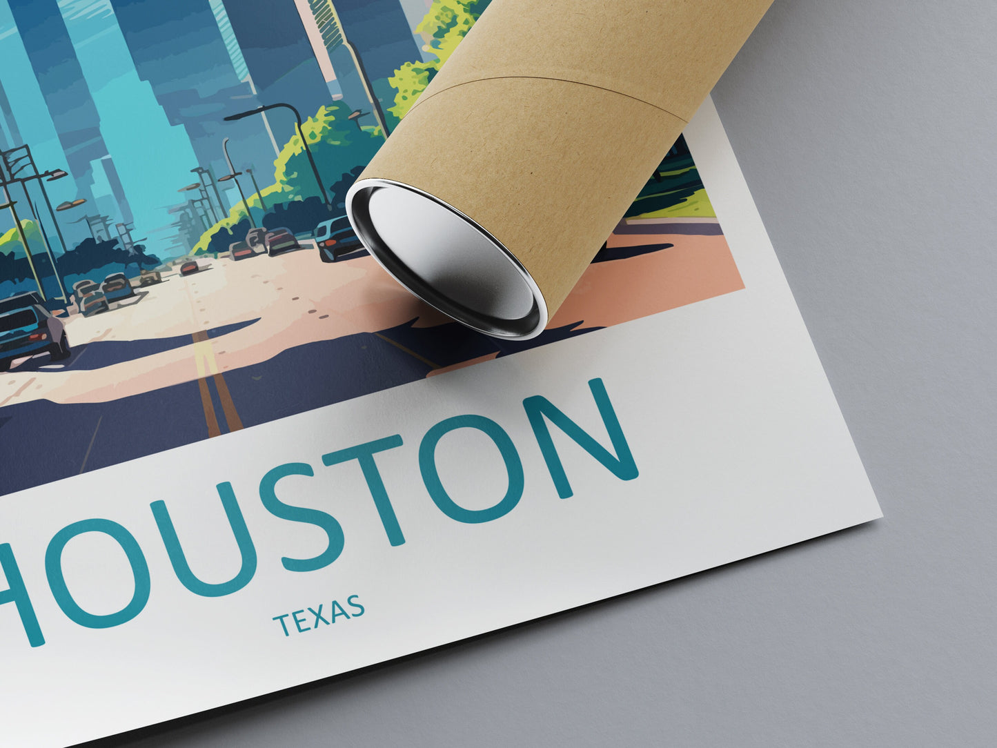Houston Travel Print Wall Art Houston Wall Hanging Home Décor Houston Gift Art Lovers Texas Art Lover Gift Texas Travel Poster Artwork