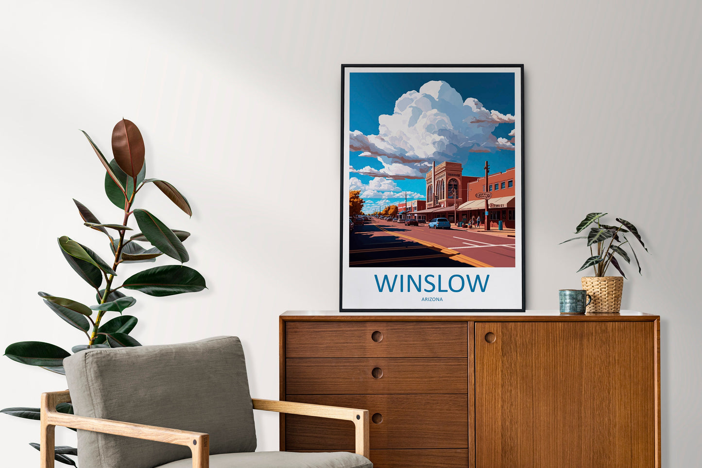 Winslow Travel Print Wall Art Winslow Wall Hanging Home Décor Winslow Gift Art Lovers Arizona Art Lover Gift Arizona